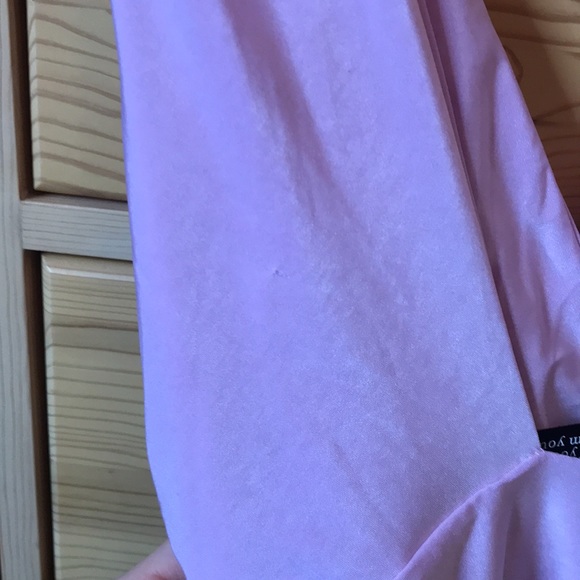 NWT Club L London Lilac Cross Front Fishtail Maxi Dress Size 4 - Picture 7 of 14